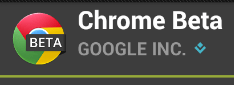 Chrome Beta per Android nuovi aggiornamenti e tante novità