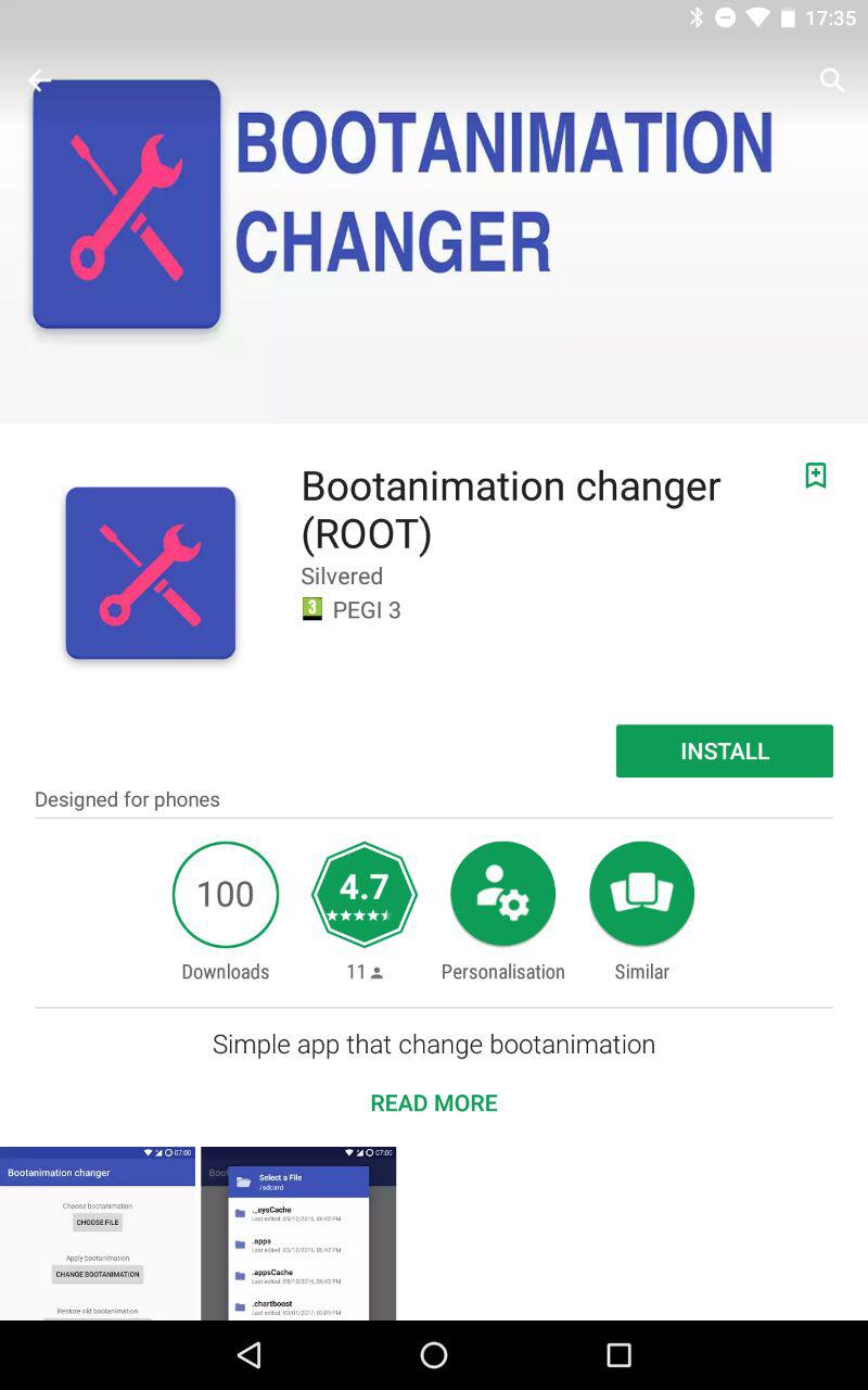 Bootanimation Changer: un'app per sostituire l'animazione di avvio