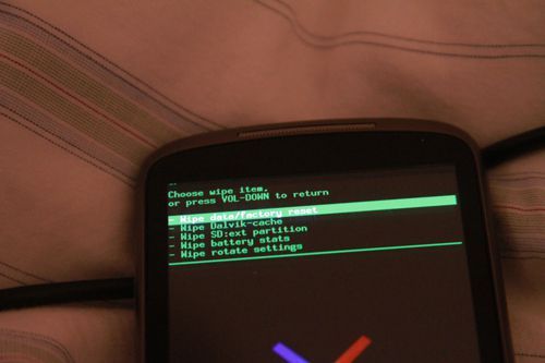 Nexus S: come effettuare il reset