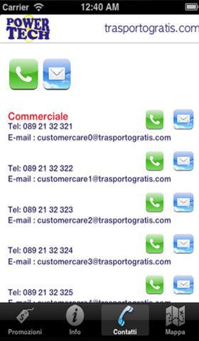 5. contatti telefonici e e-mail diretti