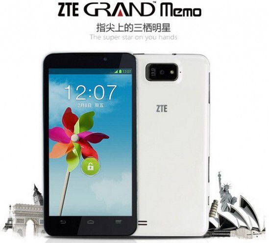 ZTE Grand Memo: device con Snapdragon S4 Pro a 340€  in Cina