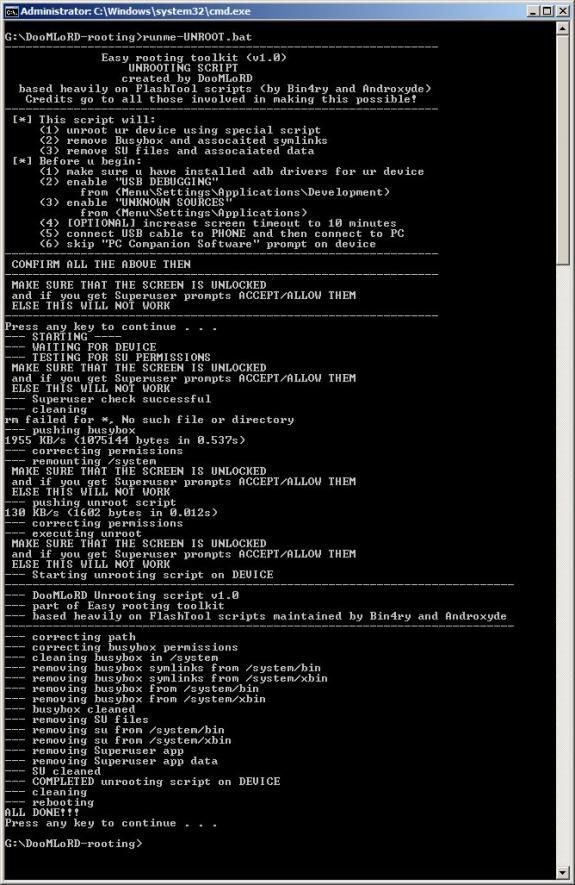 unroot