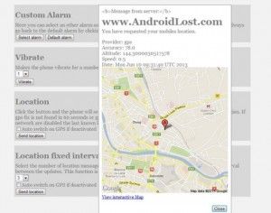 Android-Lost-location