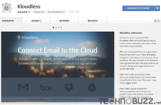 Download-Kloudless-Chrome-Addon