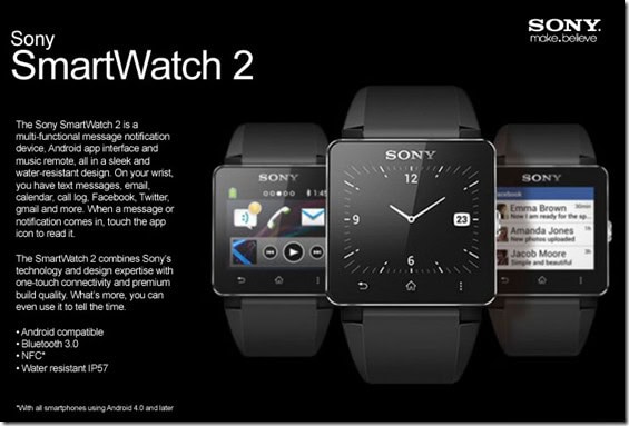Sony Smartwatch 2 disponibile in UK a partire dal 15 luglio