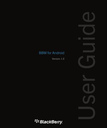 BlackBerry Messenger sempre più vicino, trapelato manuale d’uso