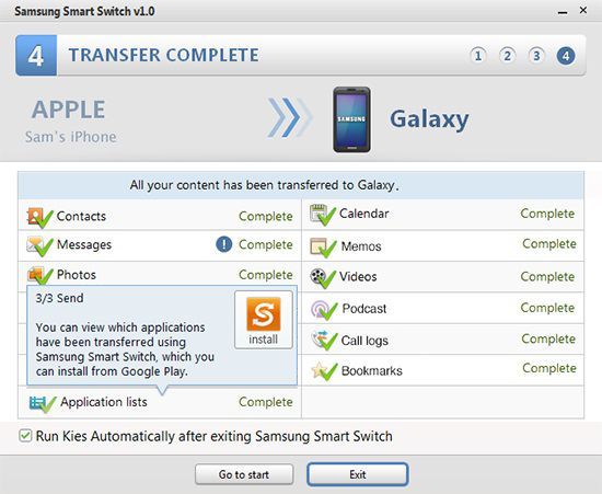 [Guida] Come trasferire in modo semplice i tuoi dati da iPhone,  Apple, Blackberry, LG, Symbian6, ad un nuovo smartphone Samsung