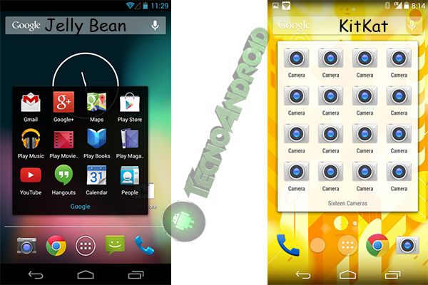 cartelle jelly bean kitkat