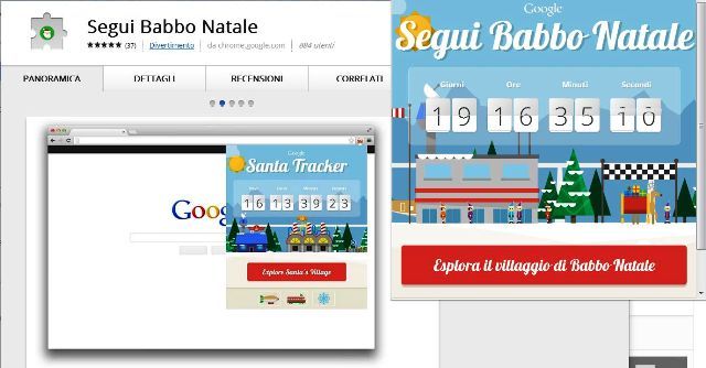 segui babbo natale
