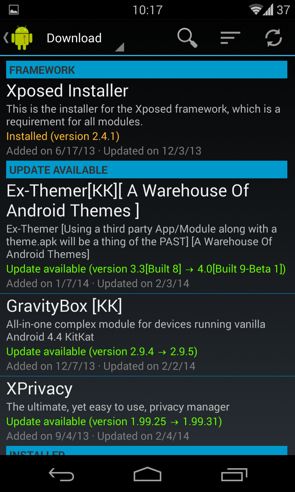 Xposed-Download-modules