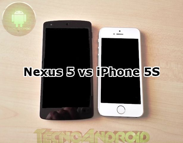 iPhone 5S vs Nexus 5 il vero confronto tra iOS e Android