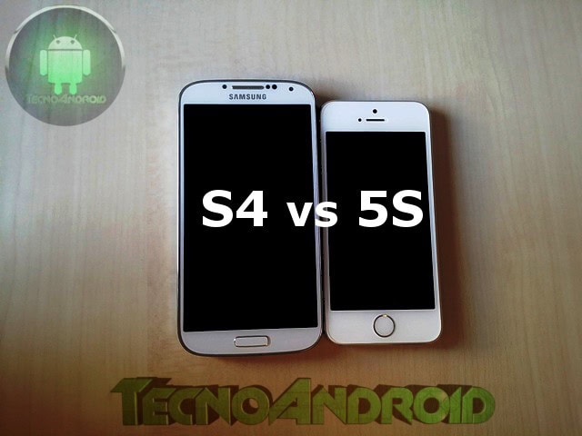 iPhone 5S vs Samsung Galaxy S4 Android e iOS ancora a confronto