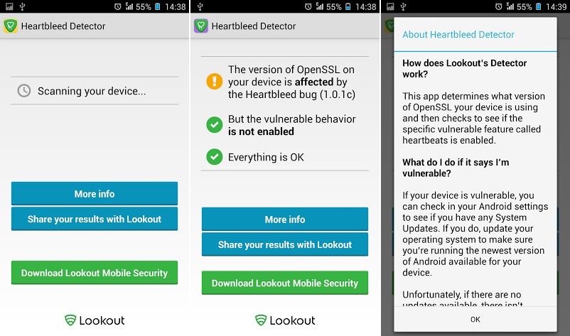 Heartbleed-detector