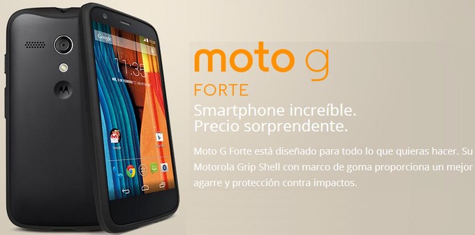 Motorola Moto G Forte ufficiale: identico al Moto G ma in vendita con la ‘Grip Shell’