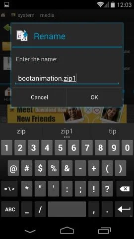 Rename-Bootanimation-file