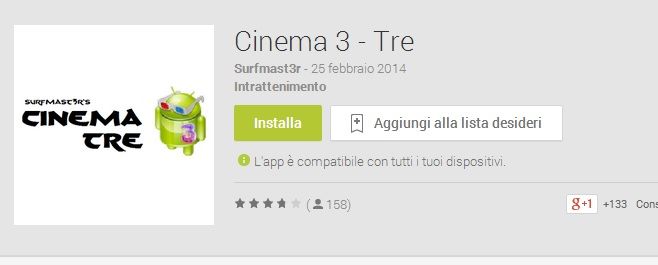 cinema tre app