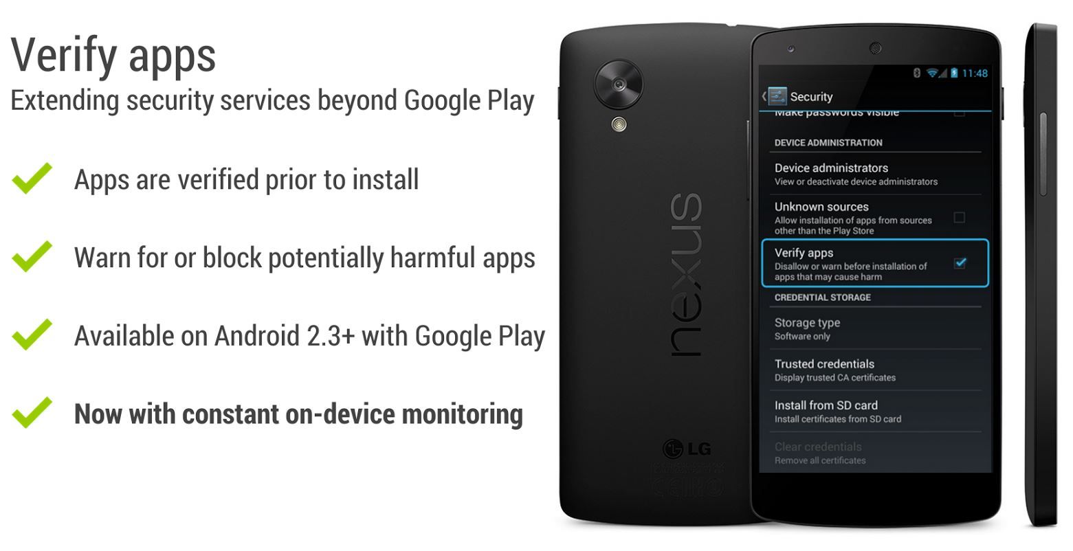 Google annuncia lo scanner persistente per malware su Android