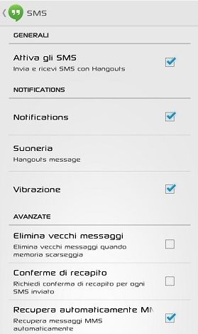 hangout-attivazione-sms