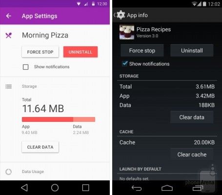 App-settings
