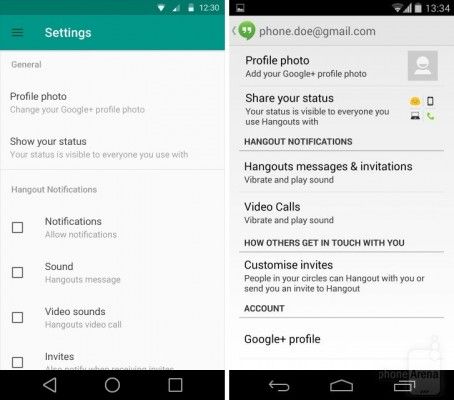 Google-Hangouts-settings