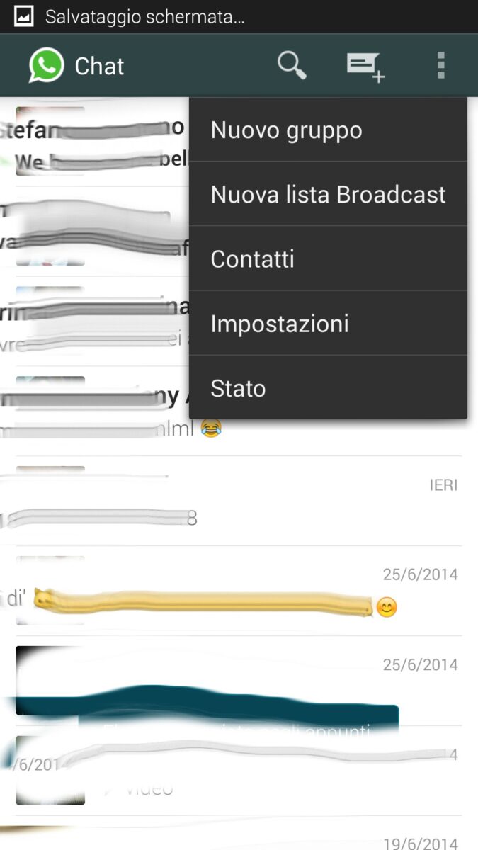 Cambiare suoneria WhatsApp