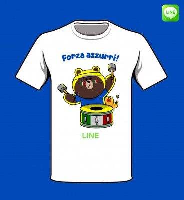 T-shirt Forza Azzurri