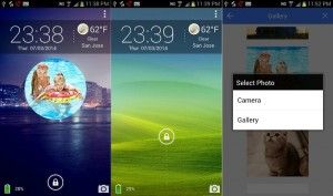 galaxy photo lock screen