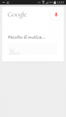 Google Now riconosce musica (2)