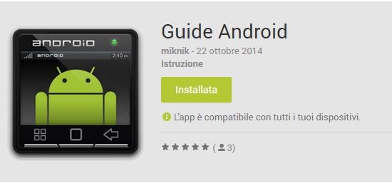 Guide Android ecco l' App per i principianti che vogliono imparare Android