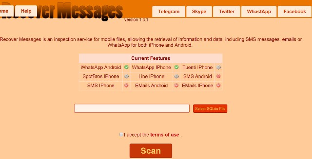 recuperare messaggi whatsapp