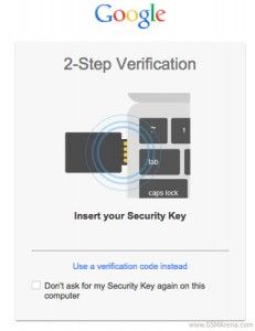 Google migliora l' autenticazione in 2-step con Chiave USB di sicurezza