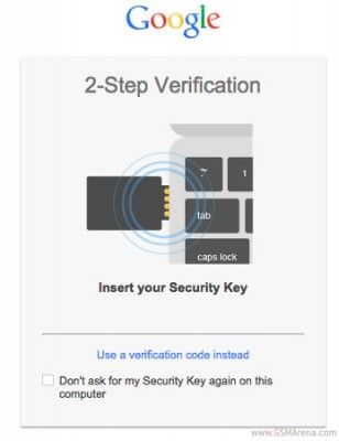 Google migliora l' autenticazione in 2-step con Chiave USB di sicurezza