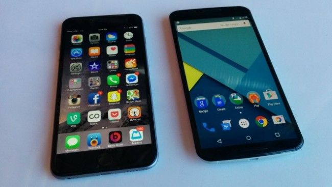 nexus 6 vs iphone 6 plus