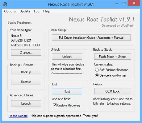 nexus root toolkit