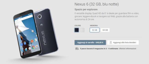 Motorola Nexus 6