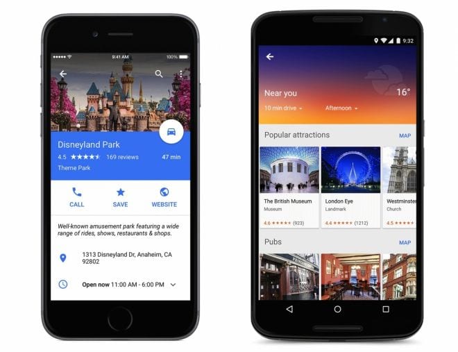 google maps material design 3