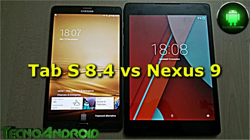 nexus 9 vs tab s 8.4