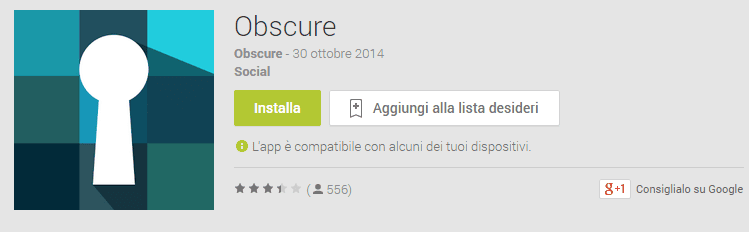 Obscure: la nuova app di photo-sharing su Android