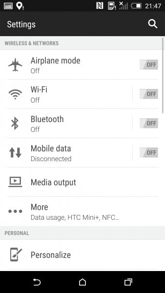 HTC One M8 screenshot trapelati mostrano Lollipop+Sense