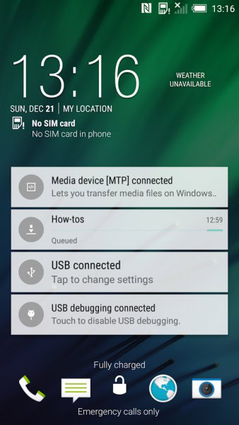 Screenshot trapelati mostrano Lollipop+Sense HTC su One M8