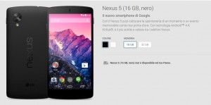 nexus 5 fuori produzione