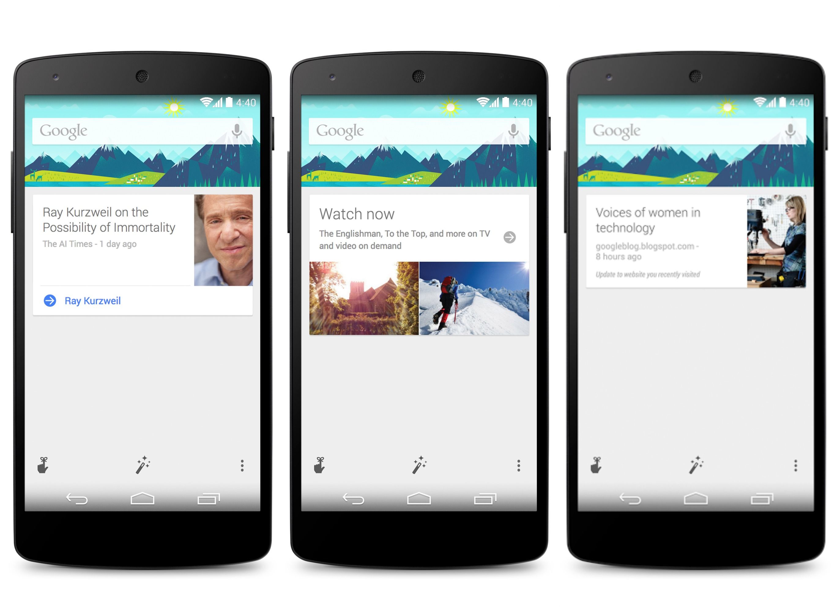 Android Lollipop permette di gestire Wi-Fi, Bluetooth e Torcia tramite Google Now