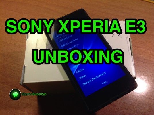 Sony xperia e3