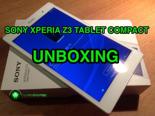 sony xperia z3 tablet compact