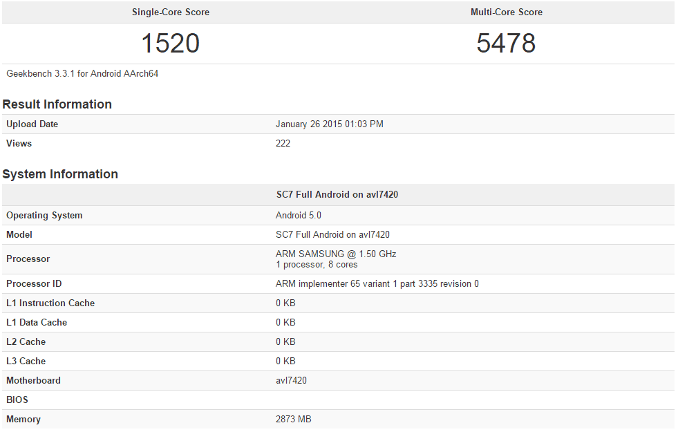 samsung Exynos 7420