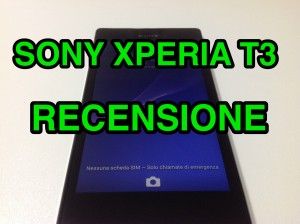 sony xperia t3
