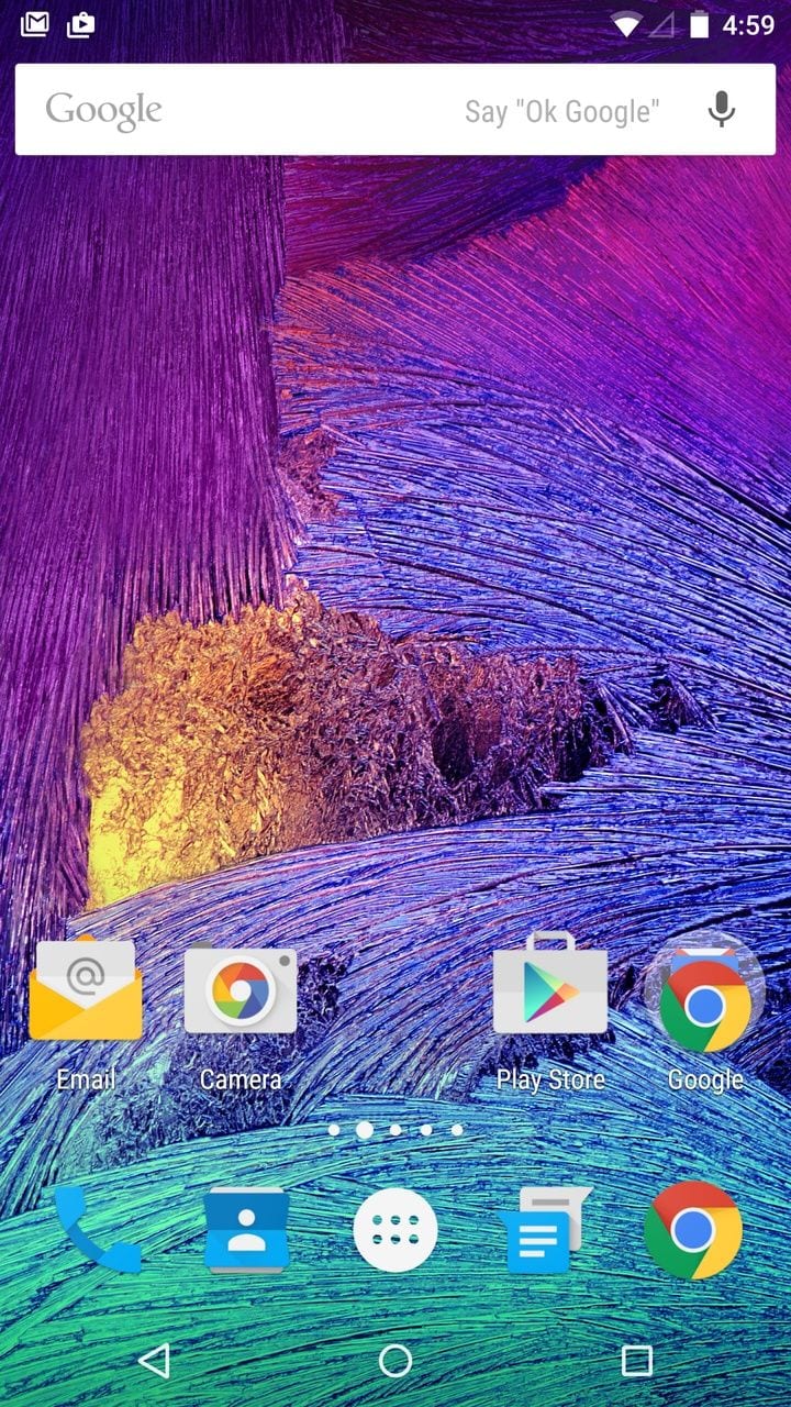 Homescreen
