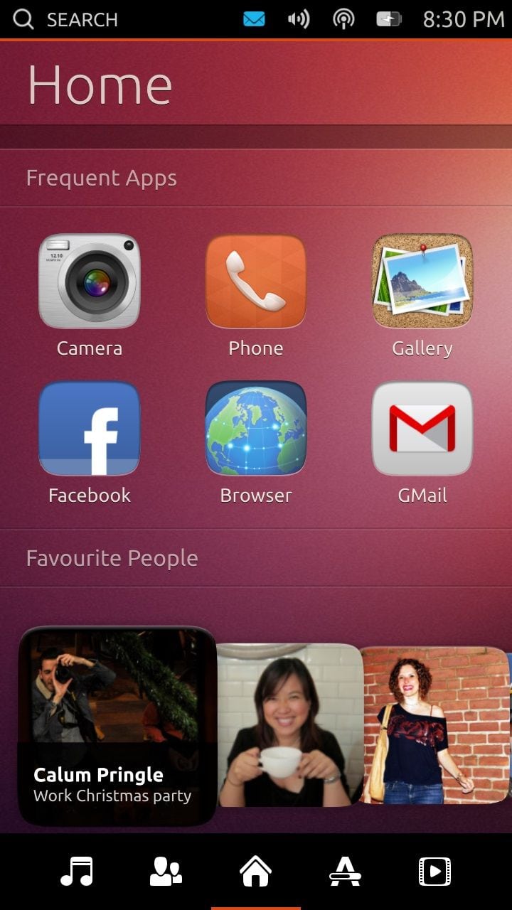 Homescreen
