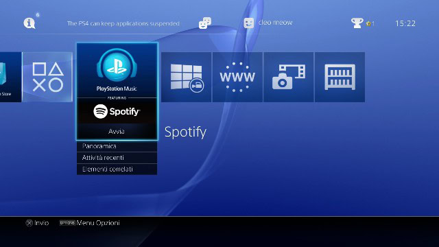 Playstation 4 e Spotify, il connubio perfetto