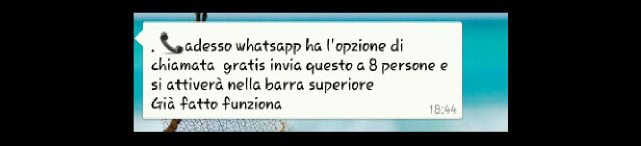 chiamate whatsapp messaggio falso